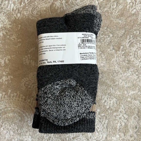 Brand New Statements 6 Pairs of Boys Striped Cotton Boot Socks Neutral Fall - Picture 6 of 14